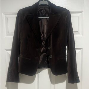 Express Chocolate Brown Lined Blazer